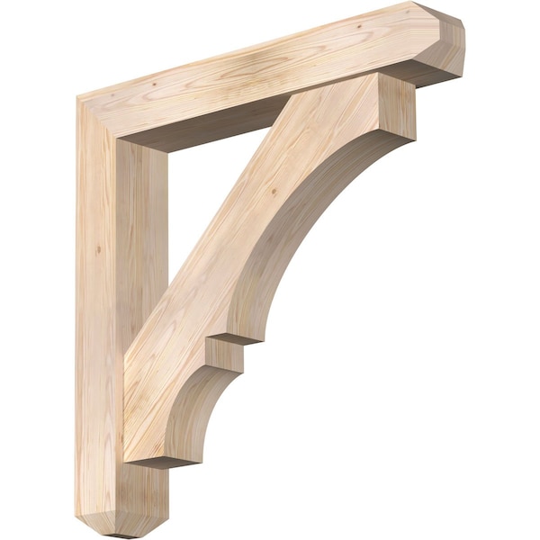 Ekena Millwork Balboa Craftsman Smooth Bracket w/ Offset Brace, Douglas Fir, 7 1/2"W x 44"D x 44"H BKT0806X44X44BOA04SDF - main